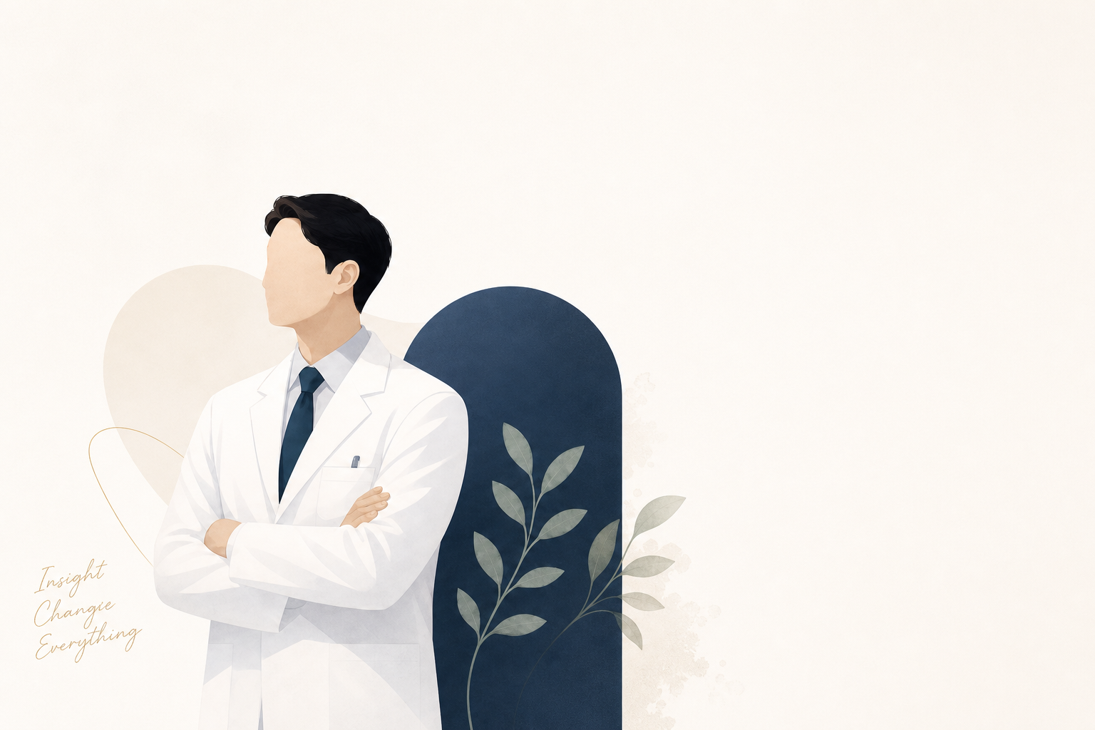전문가형 상담 히어로 일러스트