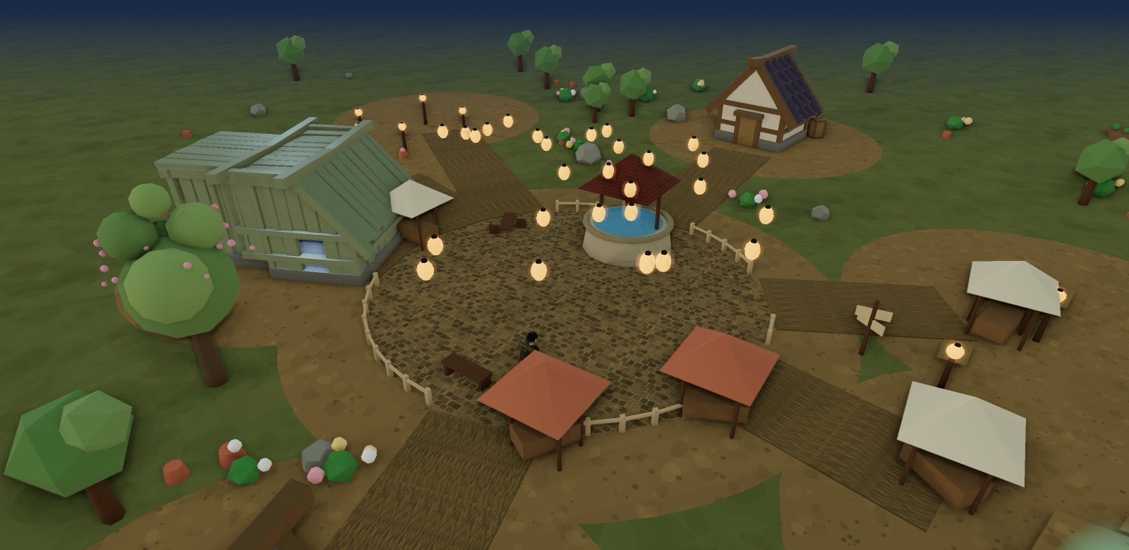 Finish things, watch a village grow